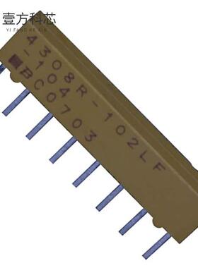 原厂原装4308R-102-202LF RES ARRAY 4 RES 2K OHM