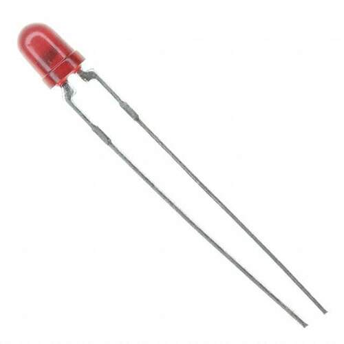 原厂原装HLMP-1301-E0002 LED RED DIFFUSED T-1 T