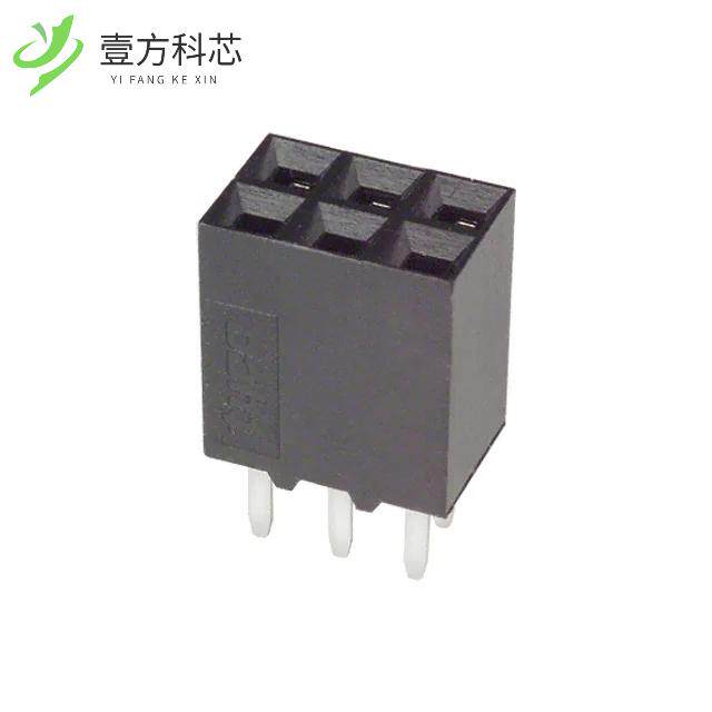 原厂原装5-534206-3 CONN RCPT 6POS 0.1 GOLD PCB