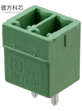 原厂原装1843606 TERM BLOCK HDR 2POS VERT 3.5MM