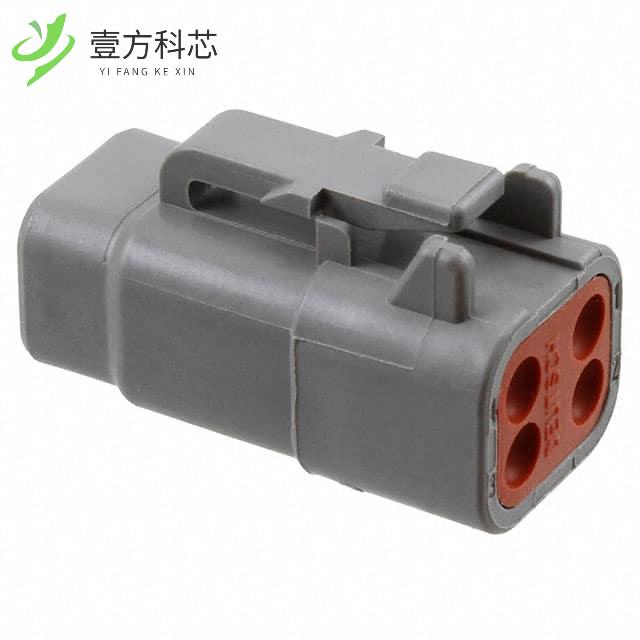 原厂原装DTM06-4S CONN PLUG HSG 4POS全新正品
