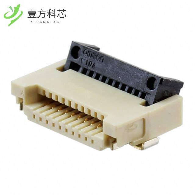 原厂原装XF3M(1)-1015-1B CONN FFC 10POS 1.00MM