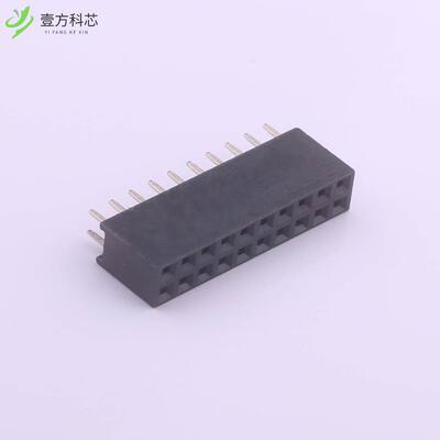 原厂原装DS1023-2*10SF11 2.54mm 2x10P 黑色，镀