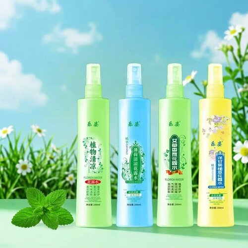 【花露水*200ml】大瓶驱蚊止痒花露水艾草蛇胆薄荷清凉喷雾清香