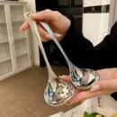 不锈钢汤勺漏勺套装 质感 火锅盛汤勺子家用厨房 网红藏不住 新款