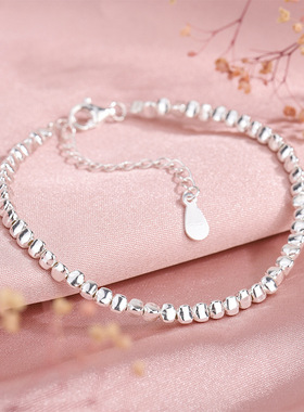 s925纯银碎银几手链网红手链