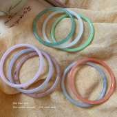 新中式 春夏仿玉翡翠手串小众手饰品 手镯女古典清冷感手链2026新款