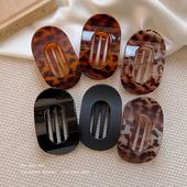 高级感扁平抓夹女发量少发夹鸭嘴夹后脑勺发抓鲍鱼夹发卡夹子头饰