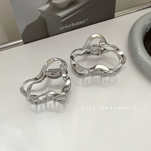 Геометричная металлическая летняя заколка для волос, акула, заколка-крабик, шпильки для волос, аксессуар для волос