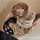 韩国高弹力耐用橡皮筋女生头绳发圈高级感头圈发绳头饰发饰品皮套