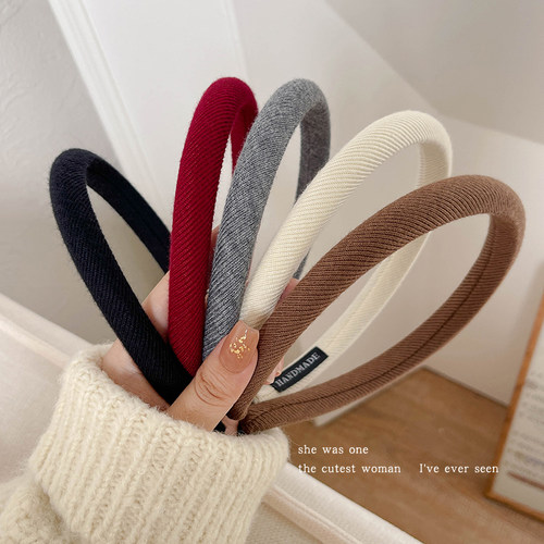 外出百搭高颅顶细款发箍