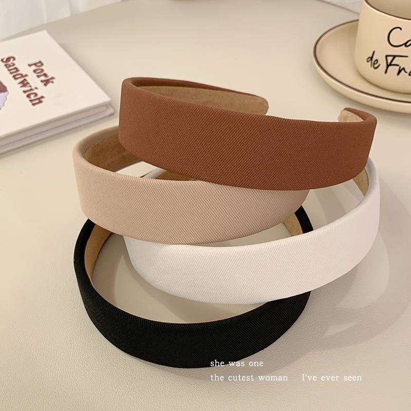 简约气质宽边美拉德发箍