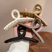 2025新款 简约大号发夹女后脑勺盘头发鲨鱼夹子头饰高级感抓夹发卡