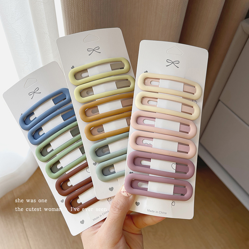 刘海碎发bb夹日系侧边发卡女