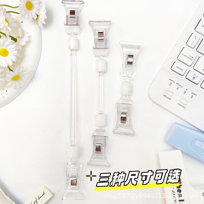 谷子打卡棒夹子展示吧唧拍谷小卡吃谷拍谷道具亚克力拍照 - 实物图