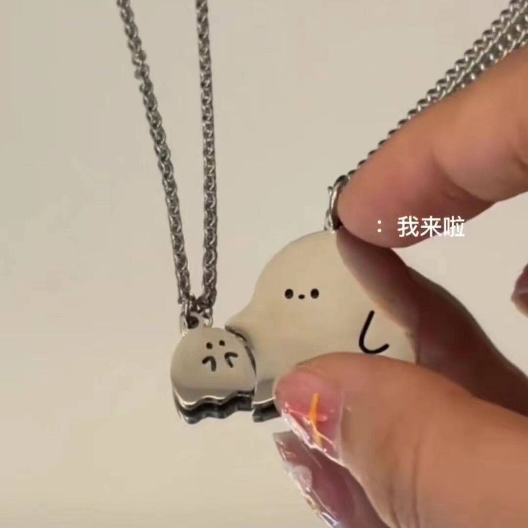 闺蜜专属双人小挂件项链姐妹信物图片