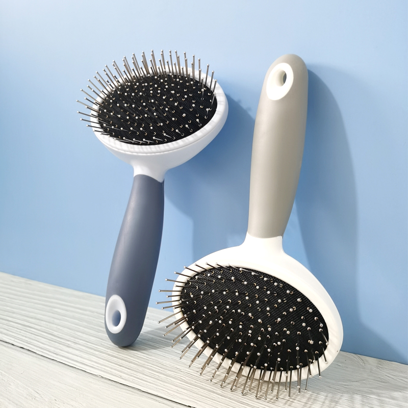 得乐宠物梳子气垫梳去浮毛按摩