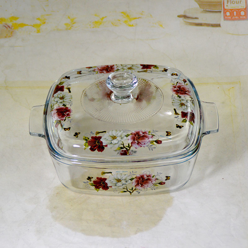 韩国汤碗玻璃碗家用微波炉加热专用器皿泡面碗带盖双耳大号沙拉碗,餐饮具,碗,淘宝优惠券,粉丝福利购,淘宝优惠卷