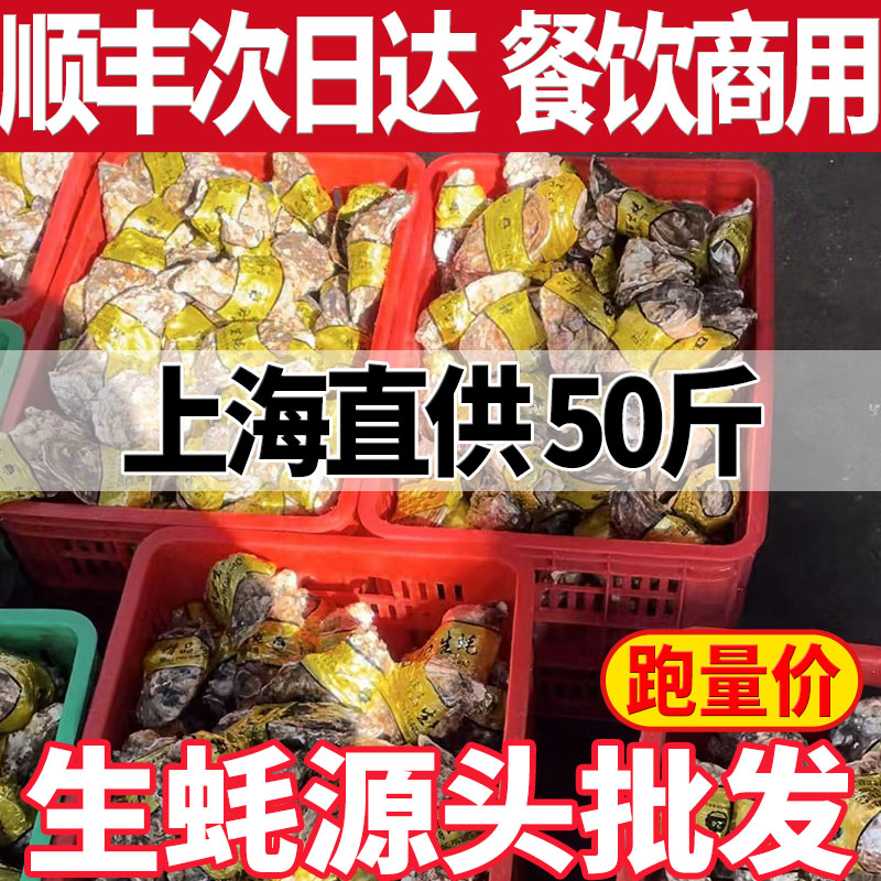 鲜活山东生蚝批发100/50斤贝类制品