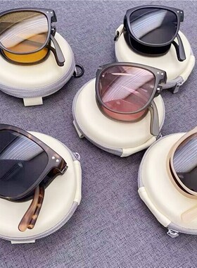 2025新款可折叠昼望墨镜女防晒时尚开车太阳眼镜强光