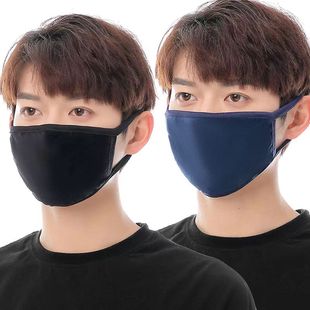 口罩男女士秋冬季 黑色 保暖防寒加大加厚骑行防风透气冬天女性时尚