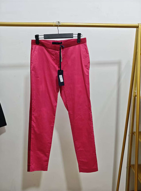 2码雅斓名店进口意大利les copains休闲裤A14SA3A6015A吊牌价3280