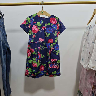 雅莹外采意大利msgm童装潮女时尚连衣裙VGCAA4518a吊牌价2199