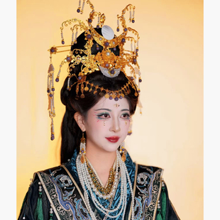 【霜翎阁】祭司风衍生秦汉神仙封神发簪汉服复原配发饰品{幽姒}