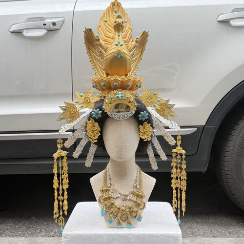 【霜翎阁】敦煌汉服壁画供养人复原全套装配饰品唐风流苏｛妙贞｝