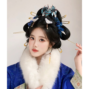 【霜翎阁】战国袍归鸾同款南北朝发簪汉服复原全套装配饰品{温瑜}