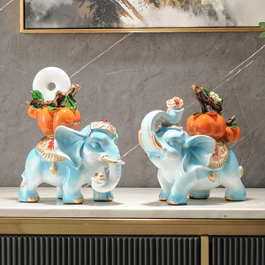 树脂招财玄关家居摆件工艺品