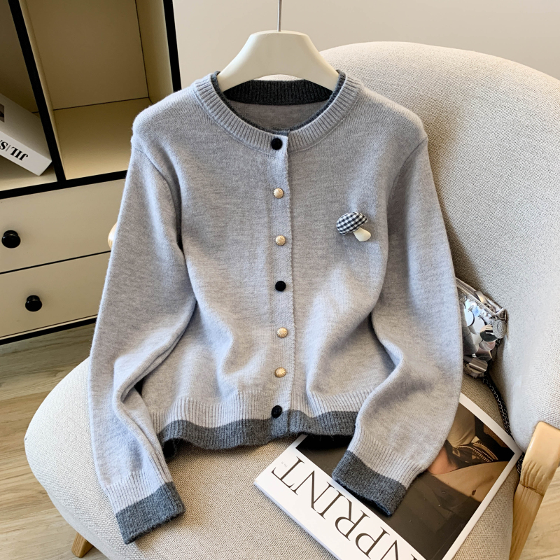 毛衣外套女2025新款春装韩系穿搭针织开衫宽松超好看上衣,女装针织衫/毛衣,衣嘉衣服饰 毛衣外套女2025新款春装韩系穿搭针织开衫宽松超好看上衣,女装针织衫/毛衣,衣嘉衣服饰