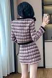 2025秋季新款法式小香风气质套装设计感洋气两件套，女装职业装，衣嘉衣服饰