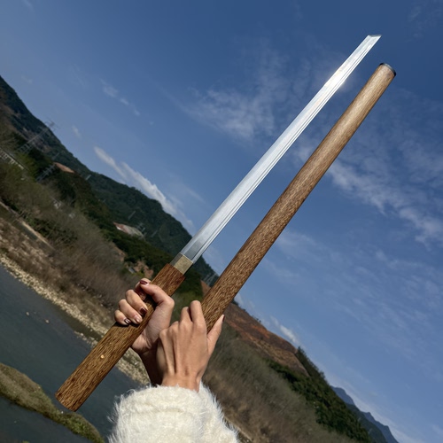 乾坤唐刀一体锻打高锰钢刀剑冷兵器工艺品摆件未开刃