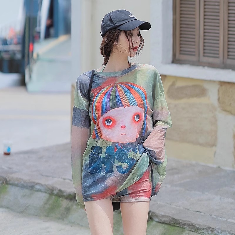 长袖防晒大码泳衣女款三件套夏季2025新款分体式遮肚显瘦温泉沙滩