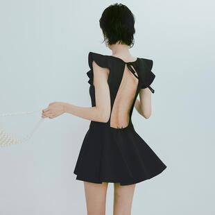 游网红风泳衣泳装 泳衣女夏季 裙式 爆款 连体显瘦遮肚 性感2022新款