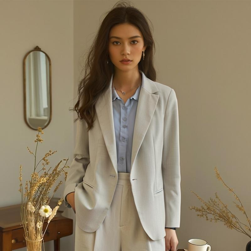 长袖西装女特价百搭外套