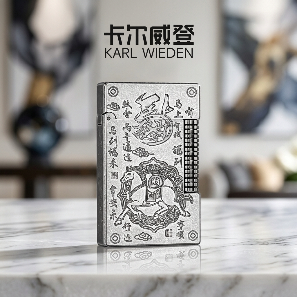 【送赠品】KW卡尔威登朗声煤油打火机高级送礼马上发财商务送男友