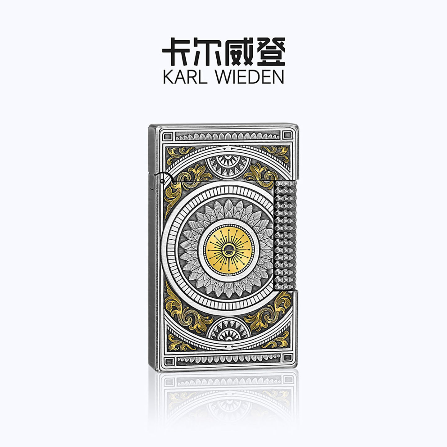KW卡尔威登朗声煤油打火机曼陀罗唐草送男友生日礼物商务男生礼盒
