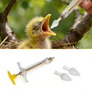 鸟用喂食器注射器式 喂水器透明鸟禽喂食器养护用品