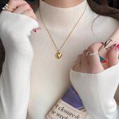 半高领毛衣打底秋冬修身 百搭上衣 长袖 显瘦内搭针织衫 纯色洋气新款