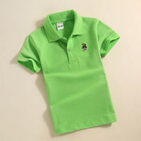 Pure cotton children's short-sleeved T-shirt, white Zhongda Children's Clothing, new summer clothes for girls and boys, vest, baby POLO shirt thumbnail 7