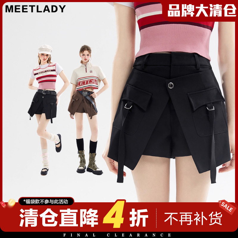 复古短裤米莱达设计感