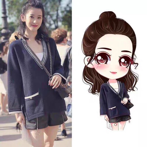 真人照片转Q版卡通人物可爱唯美手绘形象漫画设计头像定制