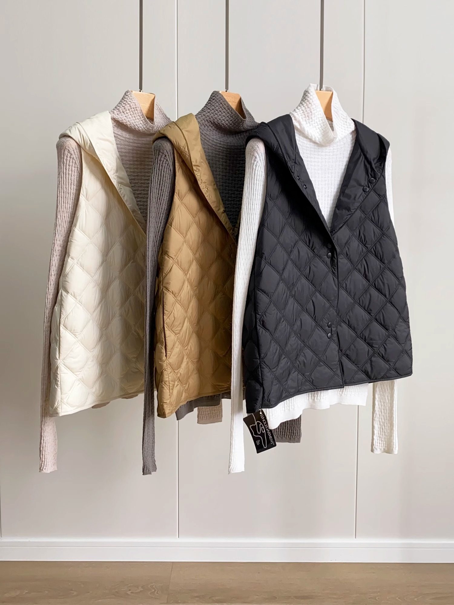 清仓捡漏~台湾纱线~纯色轻薄连帽羽绒棉马甲背心秋冬女士内搭马夹,女士内衣/男士内衣/家居服,保暖背心,淘宝优惠券,粉丝福利购,淘宝优惠卷