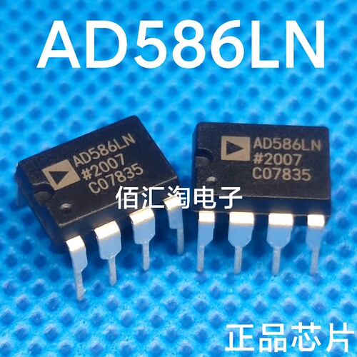 全新AD586  AD586LN AD586LNZ 进口原装 高精度5V电压基准 PDIP-8