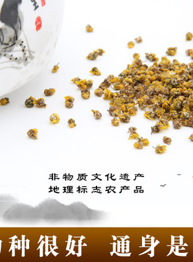 小相菊花茶河南非遗特产野菊花胎菊贡菊杭白菊皇菊花草凉茶叶礼品