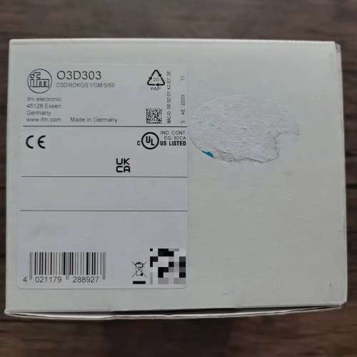 [询价]全新原装正品 IFM易福门 O3D303  3D成像系统，实