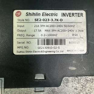 3.7K 3.7KW拆机件 023 士林变频器SE2
