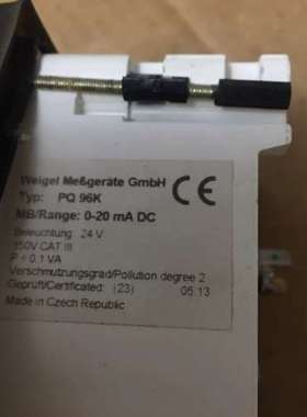 WEIGEL PQ96K 0-20mA  WEIGEI CH